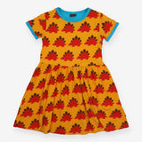 Yellow Dress with Dinosaurs 