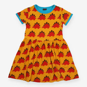 Yellow Dress with Dinosaurs 