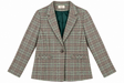 Blazer Grey Green Prince of Wales Check Tailored