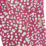 Dark Pink leggings with brown bunny