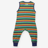 Dungarees rainbow stripes