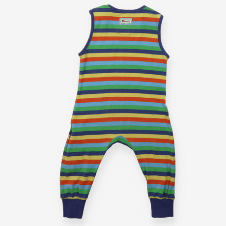 Dungarees rainbow stripes