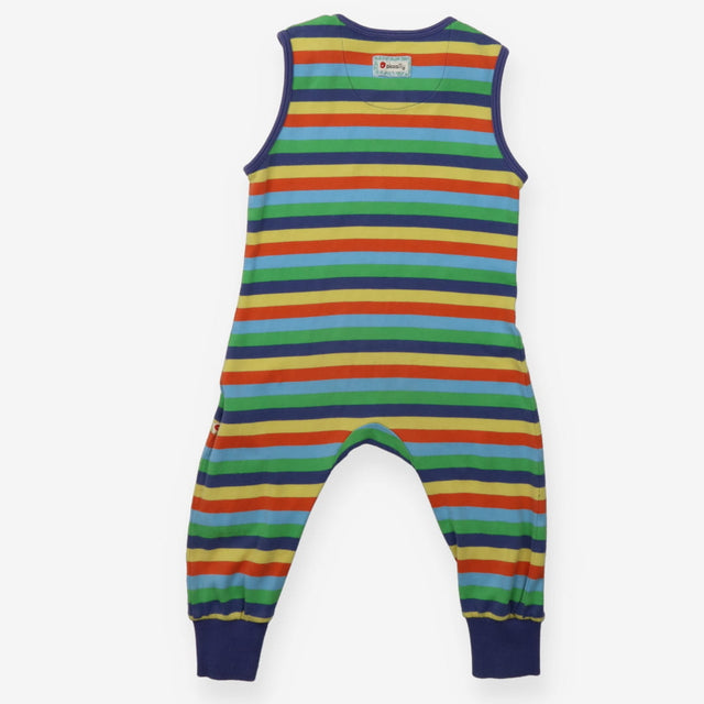 Dungarees rainbow stripes