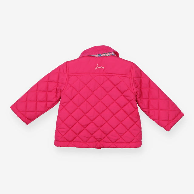 Quilted Jacket Pink with Pockets