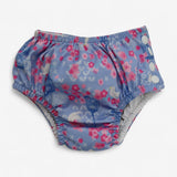I Play - Swim Nappy Blue Doves & Flowers