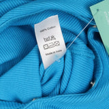 Blue ribbed sleepsuit