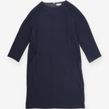 Navy 3/4 sleeve dress