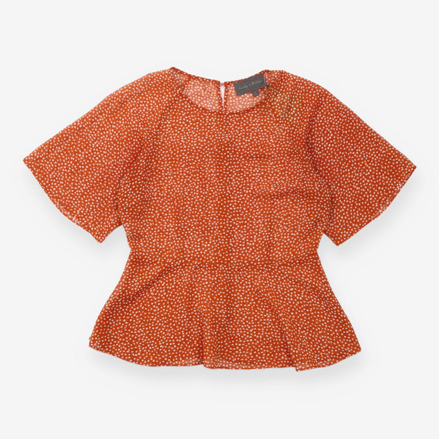 Sunday in Brooklyn Anthropologie Rust Polka Dot Pe