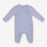Sleepsuit blue rib