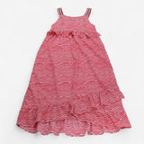 Strappy Red Stripes Sun Dress