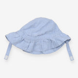 Chambray Sun Hat with Straps