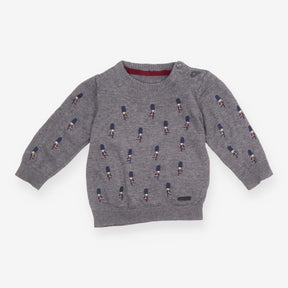 Sweater knit grey guards