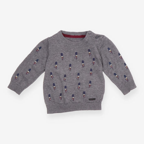 Sweater knit grey guards