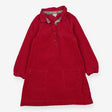 Woven Dress Pink Cord - Collared