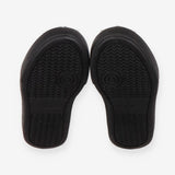 Plimsols black with flowers 
