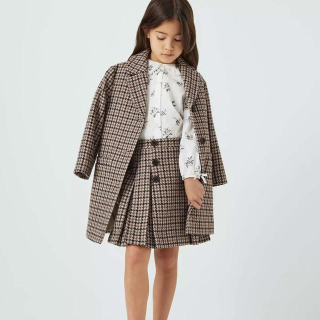 Heirloom Collection Kids' Dogtooth Check Coat