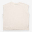 Sweatshirt Grey Marl Short Sleeve Relaxed Fit