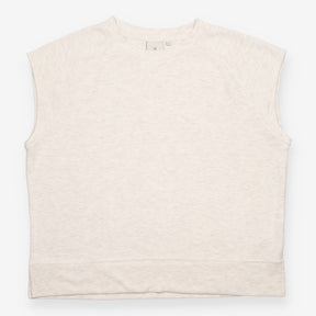 Sweatshirt Grey Marl Short Sleeve Relaxed Fit