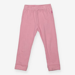 Leggings Pink Ribbed with Turnup