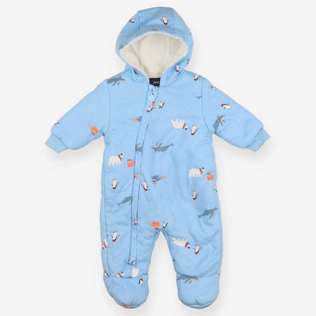 Blue Arctic Animals Pramsuit