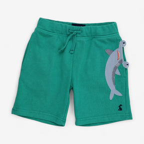 Shorts Jersey Green with Hammerhead Shark
