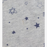 Long sleeve t-shirt grey rocket and planets