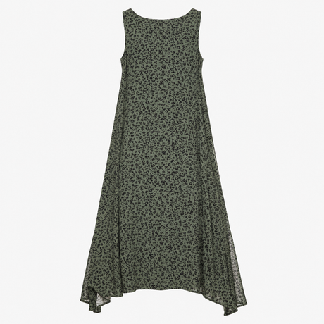 Maxi Dress in Grey Leopard Print