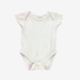 White plain bodysuit