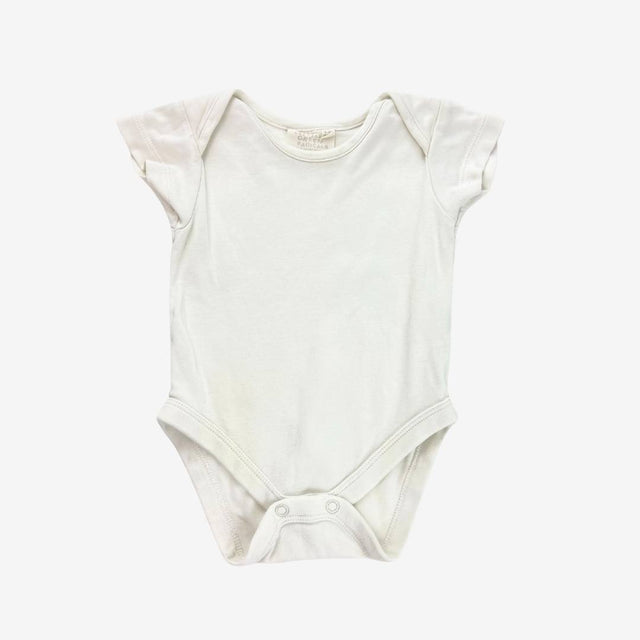 White plain bodysuit