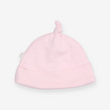 Baby Hat pink striped embroidered duck