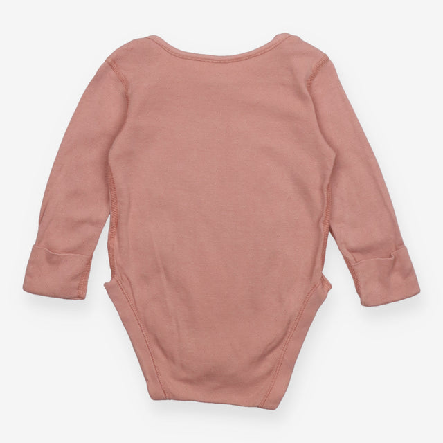 Bodysuit long sleeve pink