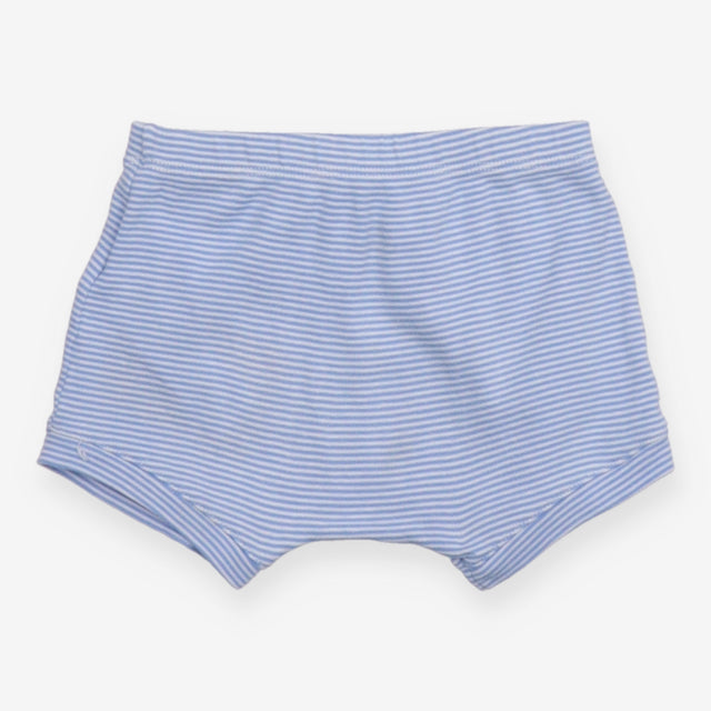 Bubble Short Blue and White Strip