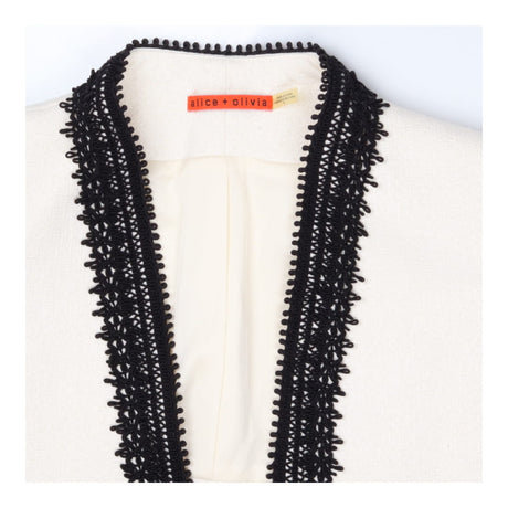 Alice + Olivia Amaya Tweed Jacket – Embroidered Tr