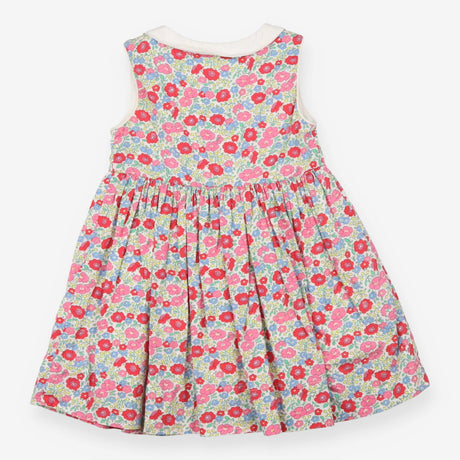 Floral dress with collar and buttons