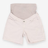 Maternity Denim Shorts - Stone