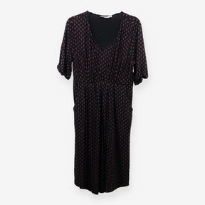 JoJo Maman Bébé Black Floral Short Sleeve Maternit