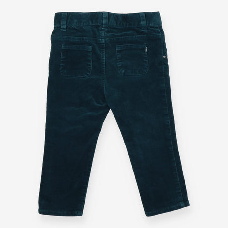 Emerald green cord trousers