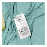 Long Sleeve Top Crew Neck Plain Sage Green