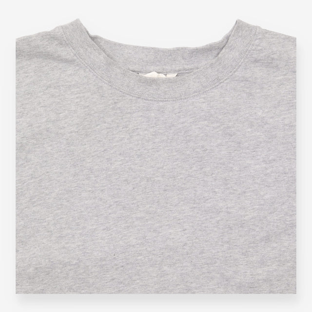Grey Marl Oversized Longline T-Shirt
