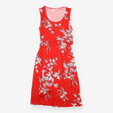 JoJo Maman Bebe Red Leaf Tie Front Maternity Nursi
