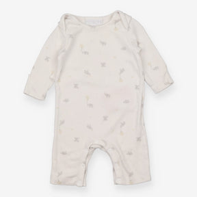 Sleepsuit White Elephants with Balloons