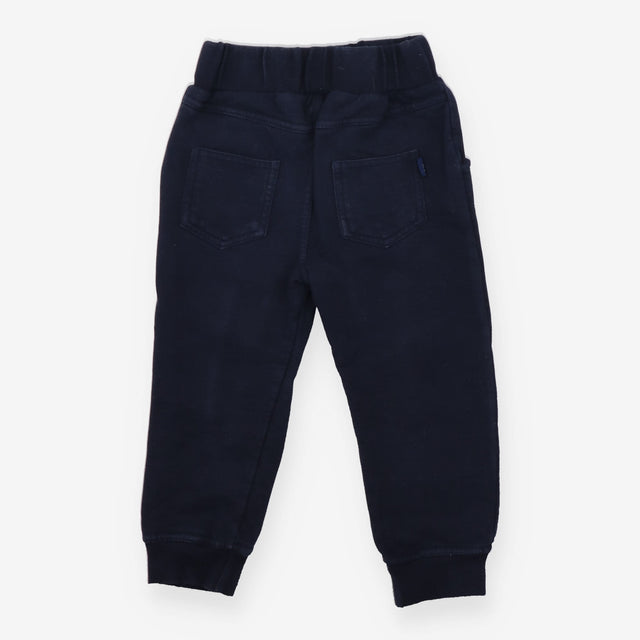 Navy Joggers with Blue Drawstring 