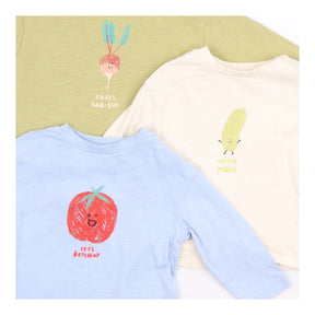 Vegetables Long Sleeve T-shirts 3pc