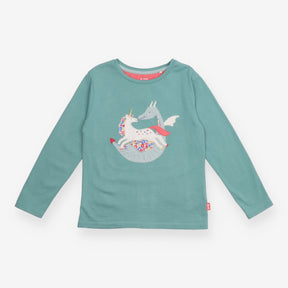 Green Unicorn and Dragon Long Sleeve