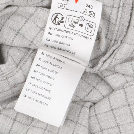 Grey check shirt