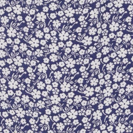 Blue Dress White Flowers