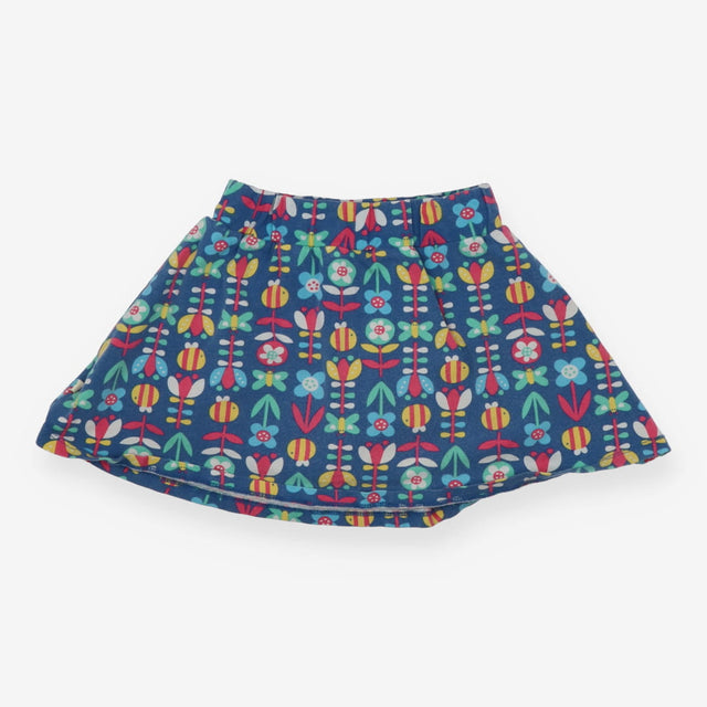 Skort blue flowers bees butterflies