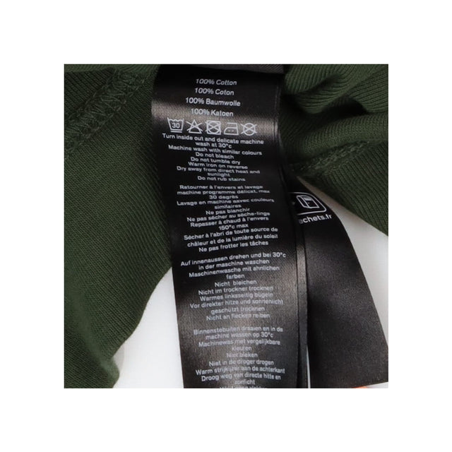 Hush Khaki Ruffle Sleeve Long Sleeve Cotton Tee