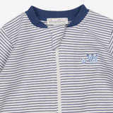 Sleepsuit blue stripe Dog Kissy Kissy