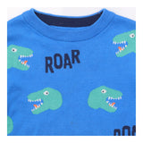 Sweater blue green dinos Roar